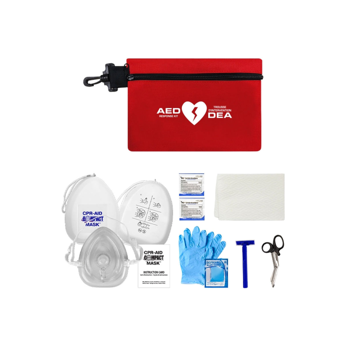 Trousse d'intervention pour DEA