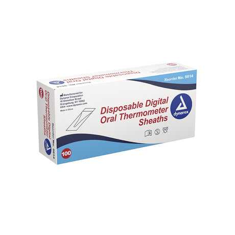 Disposable Digital Oral Thermometer Sheaths, Box of 100