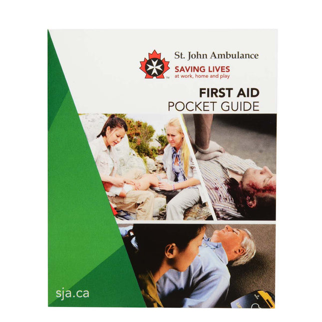 First Aid Pocket Guide, Bilingual (English/French)